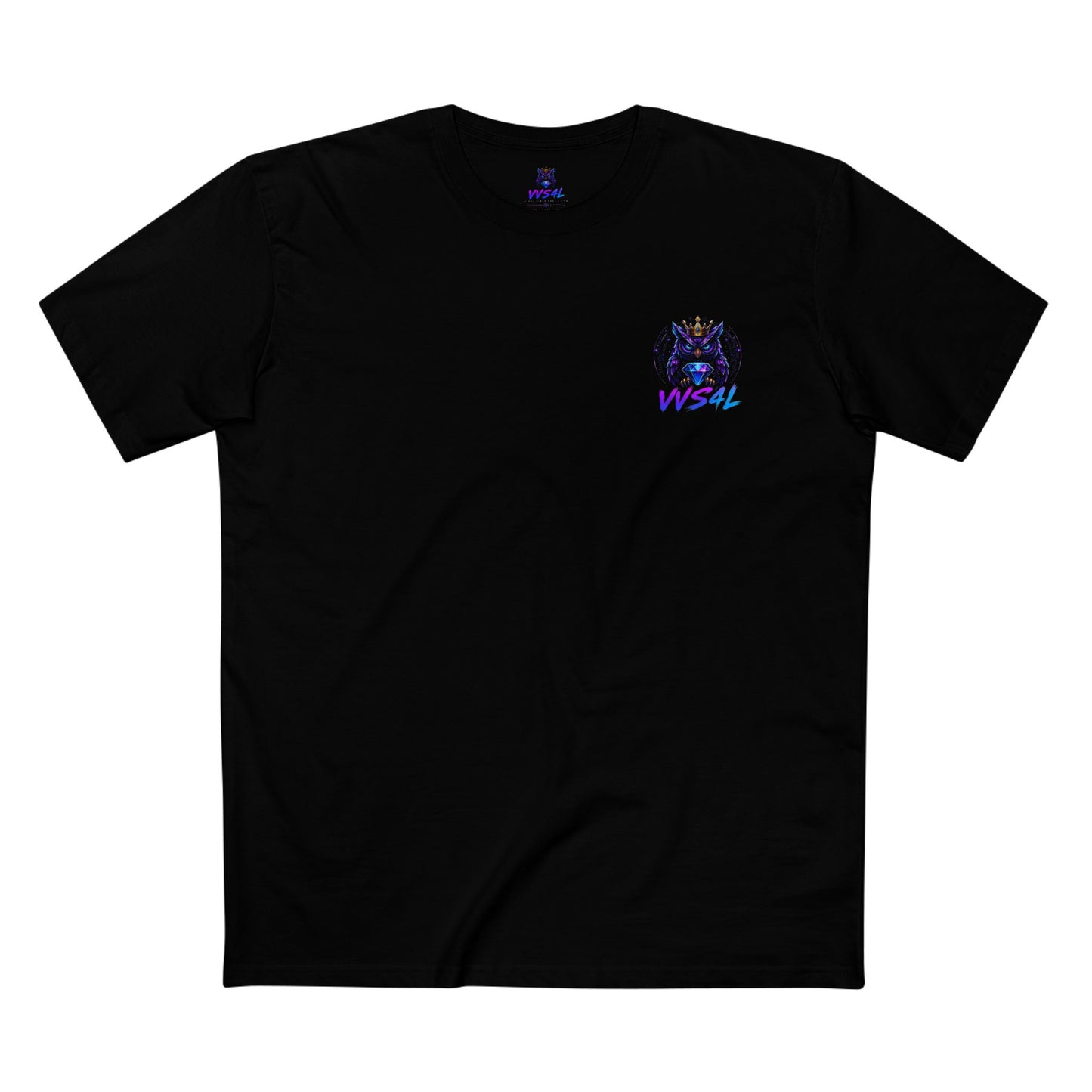 Owl Crest Tee — VVS4L Neon Gem Graphic T-Shirt