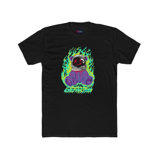 Cotton Tee - VVS4LIFE Viral Vibes Soul 4 Life Cosmic Bear Design
